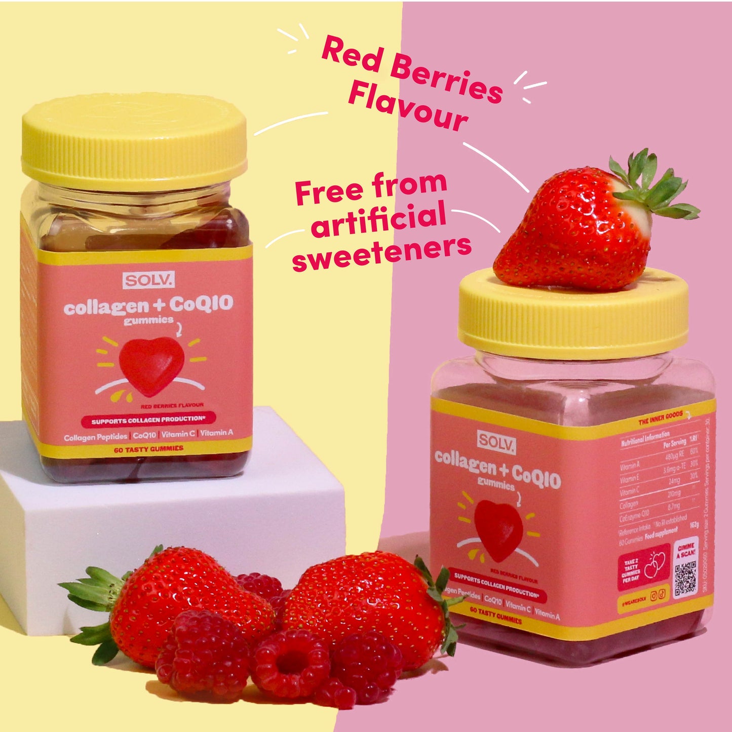 SOLV Collagen CoQ10 Gummies (60 gummies)