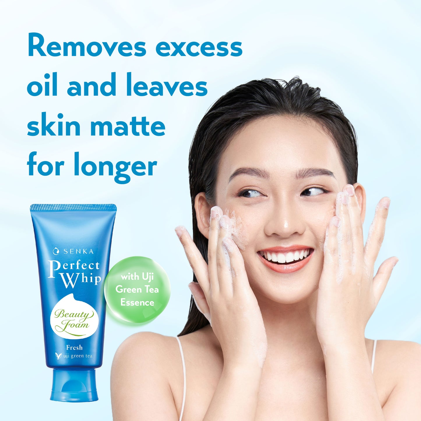SENKA Perfect Whip Fresh Beauty Foam Facial Cleanser (100g)